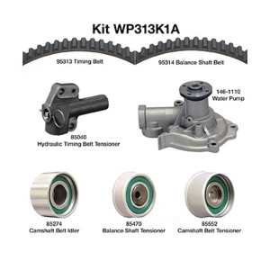 Dayco Timing Belt Kit With Water Pump for 2003 Kia Optima - WP313K1A