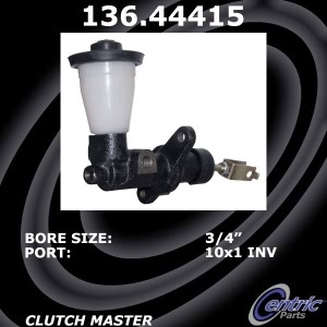 Centric Premium Clutch Master Cylinder for 1986 Toyota Land Cruiser - 136.44415