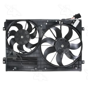 Four Seasons Dual Radiator And Condenser Fan Assembly for 2013 Volkswagen Jetta - 76304