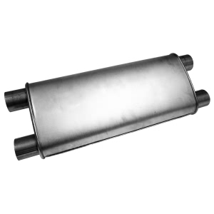 Walker Quiet Flow Stainless Steel Oval Aluminized Exhaust Muffler for Cadillac CTS - 21532