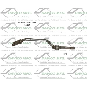 Davico Direct Fit Catalytic Converter and Pipe Assembly for 2005 Mercedes-Benz SLK350 - 18542