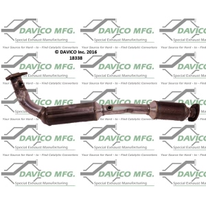 Davico Direct Fit Catalytic Converter and Pipe Assembly for 2010 Toyota Sequoia - 18338