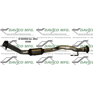 Davico Direct Fit Catalytic Converter and Pipe Assembly for 2004 Chevrolet Trailblazer - 19100