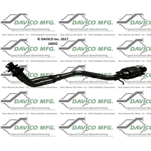 Davico Direct Fit Catalytic Converter and Pipe Assembly for 1987 Mercedes-Benz 190E - 16042
