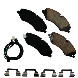 Akebono EURO™ Ultra-Premium Ceramic Front Disc Brake Pads for 2012 Land Rover LR4 - EUR1479