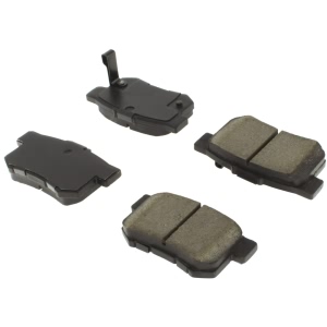 Centric Posi Quiet™ Extended Wear Semi-Metallic Rear Disc Brake Pads for 1996 Acura RL - 106.05360