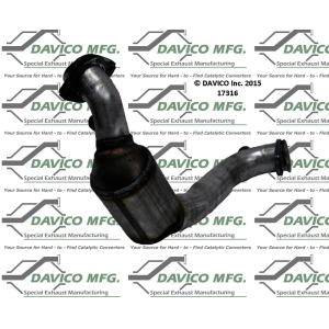 Davico Direct Fit Catalytic Converter and Pipe Assembly for 1999 Mercedes-Benz CLK430 - 17316