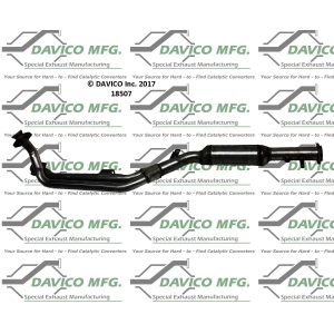 Davico Direct Fit Catalytic Converter and Pipe Assembly for 1993 Mercedes-Benz 600SL - 18507