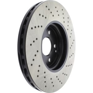 Centric SportStop Drilled 1-Piece Front Brake Rotor for 2005 Mercedes-Benz S430 - 128.35069