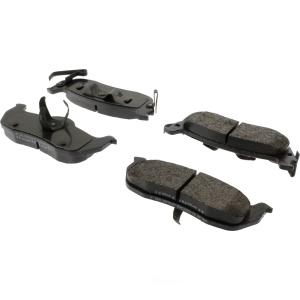 Centric Posi Quiet™ Extended Wear Semi-Metallic Rear Disc Brake Pads for 2005 Nissan Armada - 106.10410