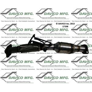 Davico Direct Fit Catalytic Converter and Pipe Assembly for 2008 Volvo S40 - 17208