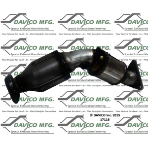Davico Direct Fit Catalytic Converter for 2013 Infiniti M37 - 17116