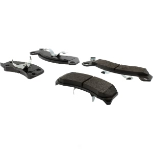 Centric Posi Quiet™ Extended Wear Semi-Metallic Front Disc Brake Pads for 1989 Ford Country Squire - 106.04990