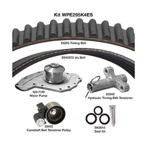 Dayco Timing Belt Kit with Water Pump for 2011 Dodge Nitro - WPE295K4ES