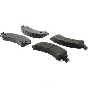 Centric Posi Quiet™ Extended Wear Semi-Metallic Rear Disc Brake Pads for Chevrolet Express - 106.09740