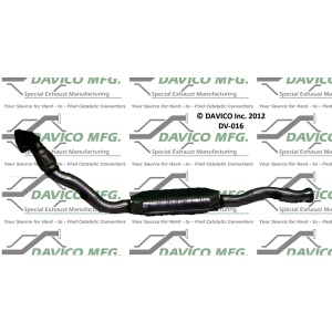 Davico Direct Fit Catalytic Converter and Pipe Assembly for 1994 Volvo 850 - DV-016