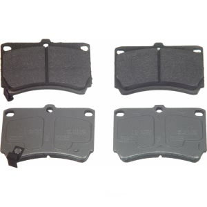 Wagner ThermoQuiet Semi-Metallic Disc Brake Pad Set for 1990 Mazda 323 - MX466A