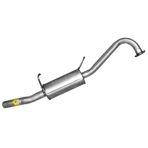Walker Quiet Flow Rear Stainless Steel Round Aluminized Exhaust Muffler And Pipe Assembly for 2001 Nissan Pathfinder - 54378