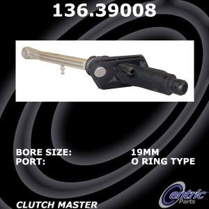 Centric Premium Clutch Master Cylinder for 2004 Volvo S60 - 136.39008