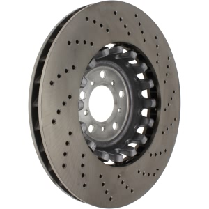 Centric SportStop Drilled 1-Piece Front Driver Side Brake Rotor for 2016 BMW M6 - 128.34148