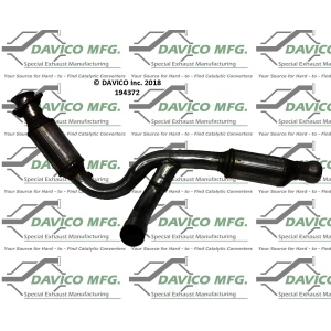 Davico Direct Fit Catalytic Converter and Pipe Assembly for 2011 Chevrolet Tahoe - 194372
