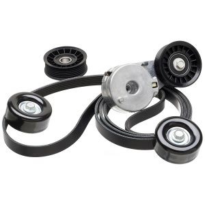 Gates Micro V Serpentine Belt Drive Component Kit for 2009 Pontiac Torrent - 90K-38104C