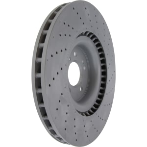 Centric SportStop Drilled and Slotted 1-Piece Front Brake Rotor for 2019 Mercedes-Benz GLS450 - 127.35136