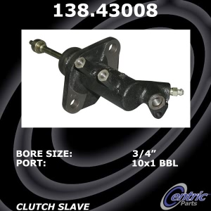 Centric Premium Clutch Slave Cylinder for 1995 Isuzu Trooper - 138.43008