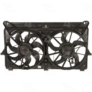 Four Seasons Dual Radiator And Condenser Fan Assembly for GMC Sierra - 76015