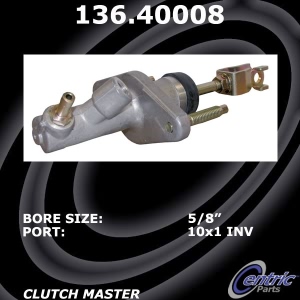 Centric Premium Clutch Master Cylinder for 1996 Honda Civic del Sol - 136.40008