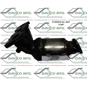 Davico Exhaust Manifold with Integrated Catalytic Converter for 2009 Hyundai Santa Fe - 17187