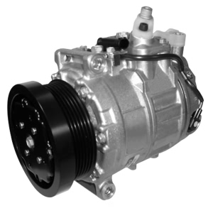 Denso A/C Compressor with Clutch for 2005 Mercedes-Benz SL500 - 471-1467