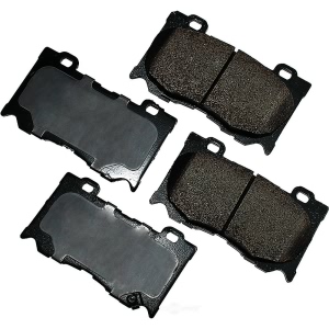 Akebono Pro-ACT™ Ultra-Premium Ceramic Front Disc Brake Pads for 2013 Infiniti FX50 - ACT1346