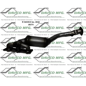 Davico Exhaust Manifold with Integrated Catalytic Converter for 2006 BMW 525i - 18273
