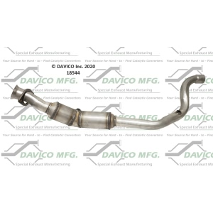 Davico Direct Fit Catalytic Converter and Pipe Assembly for 2015 Land Rover Range Rover - 18544