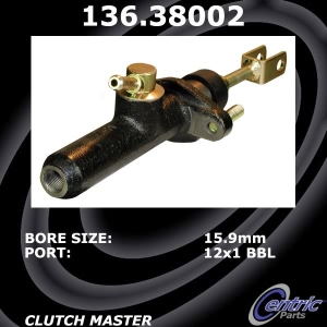 Centric Premium Clutch Master Cylinder for 1990 Saab 900 - 136.38002