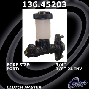 Centric Premium Clutch Master Cylinder for Mazda - 136.45203