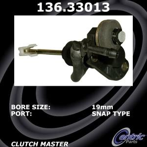 Centric Premium™ Clutch Master Cylinder for 2002 Audi A6 - 136.33013