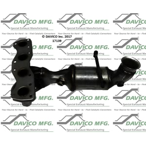 Davico Exhaust Manifold with Integrated Catalytic Converter for 2015 Mini Cooper - 17139