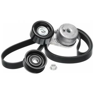 Gates Micro V Serpentine Belt Drive Component Kit for 2005 Nissan Pathfinder - 90K-38378A