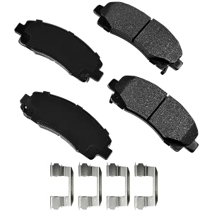 Akebono Performance™ Ultra-Premium Ceramic Front Brake Pads for 2014 Acura TL - ASP1102A
