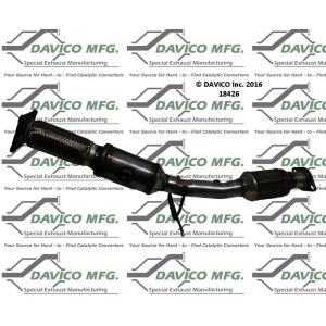 Davico Direct Fit Catalytic Converter and Pipe Assembly for 2005 Volvo V50 - 18426