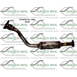 Davico Direct Fit Catalytic Converter and Pipe Assembly for 2002 Pontiac Sunfire - 19103