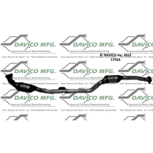 Davico Direct Fit Catalytic Converter and Pipe Assembly for 2005 Mercedes-Benz E320 - 17433