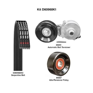 Dayco Demanding Drive Kit for 1990 GMC C2500 - D60968K1