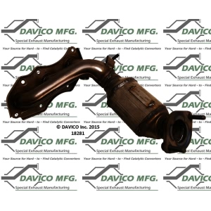 Davico Exhaust Manifold with Integrated Catalytic Converter for 2010 Toyota Sienna - 18281