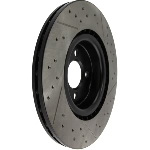 Centric SportStop Drilled and Slotted 1-Piece Front Brake Rotor for 2014 Mini Cooper - 127.34114