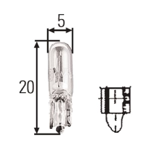 Hella Car Bulbs for 1989 Mercedes-Benz 560SEL - H83225001