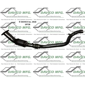 Davico Direct Fit Catalytic Converter and Pipe Assembly for 2009 Dodge Charger - 19728