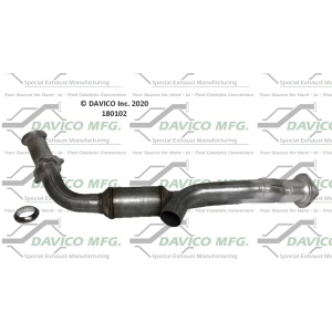Davico Direct Fit Catalytic Converter and Pipe Assembly for 2002 Chevrolet Avalanche 1500 - 180102